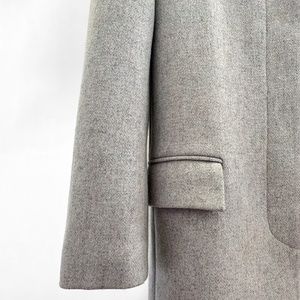 SURFACE TO AIR Mid-Length Structured Tweed Coat